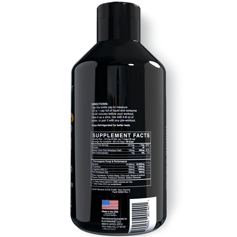 BlackMarket Glycerol - CUTS Pump