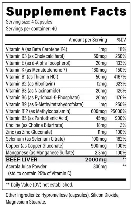 Black Magic Nine Lives Beef Liver + Vitamins