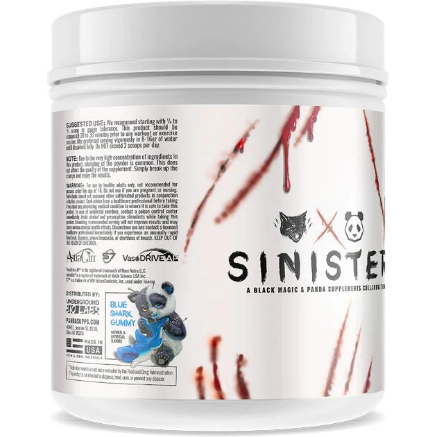 Sinister Black Magic & Panda Supplements Collab