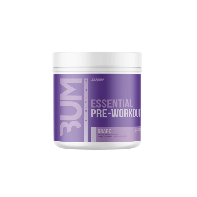 BUM Essential Essential Pre Workout – Energy, Focus & Pump | 200mg Caffeine | L-Citrulline 4g