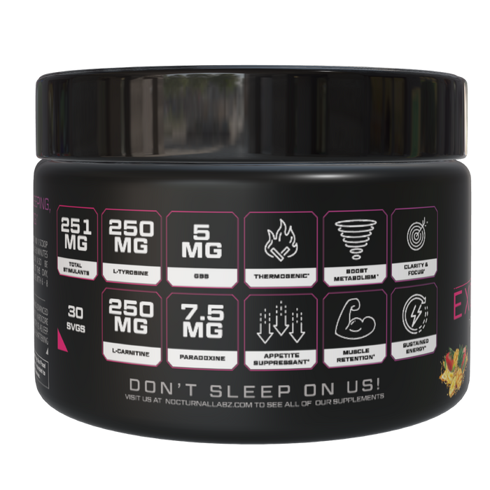 Nocturnal Exothermic Thermogenic Pre Workout