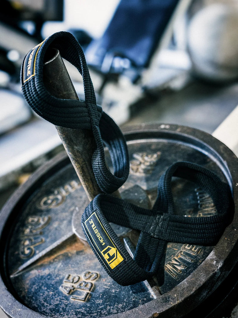 Hosstile Figure 8 Lifting Straps-Black
