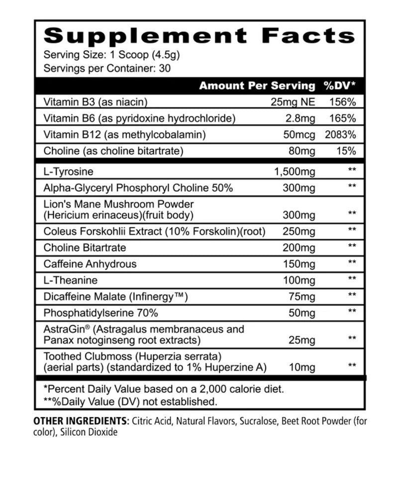 Panda Focus Super Nootropic 3.0 30sv