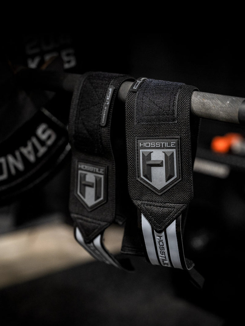 Hosstile Normal Wrist Wraps-Black/Grey