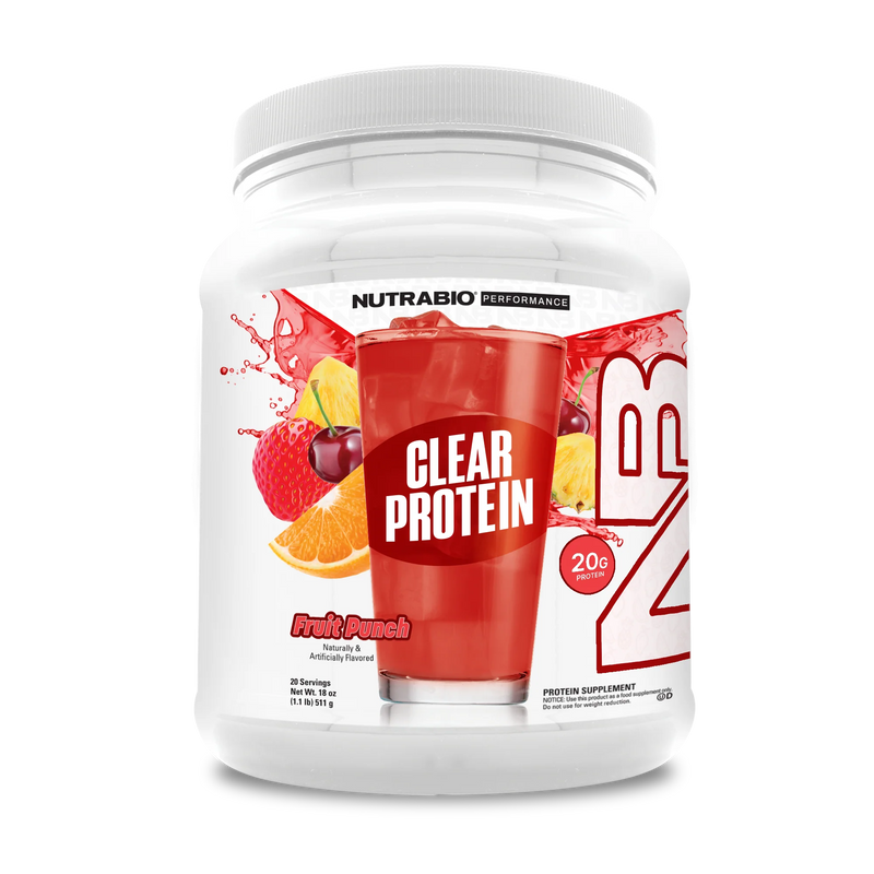 NutraBio Clear Whey Protein Isolate 20svg