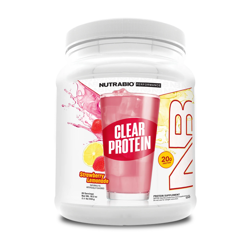 NutraBio Clear Whey Protein Isolate 20svg