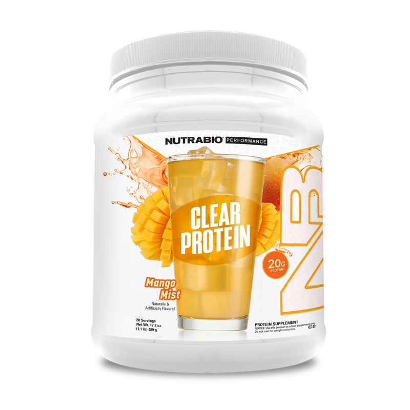 NutraBio Clear Whey Protein Isolate 20svg