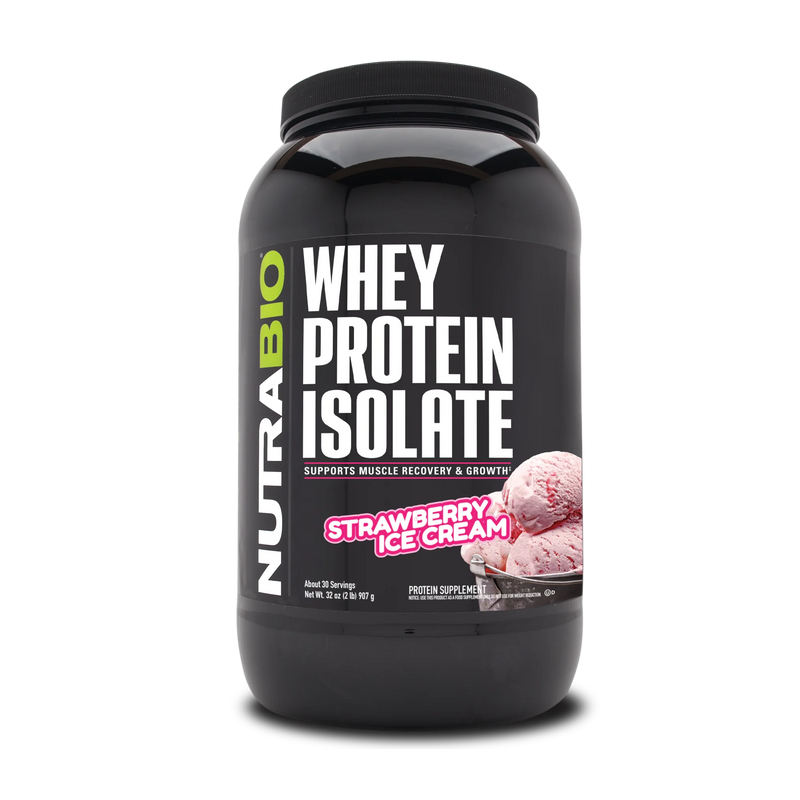 NutraBio Whey Protein Isolate 2lb