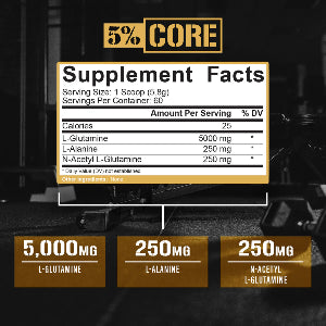 5% Core L-Glutamine 5000