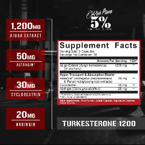 5% Turkesterone 1200 120cap