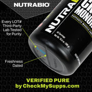 Buy NutraBio Creatine Monohydrate