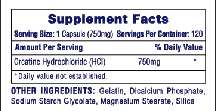 Hi-Tech Creatine HCL Online