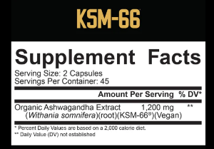 5% Core KSM-66 Ashwagandha