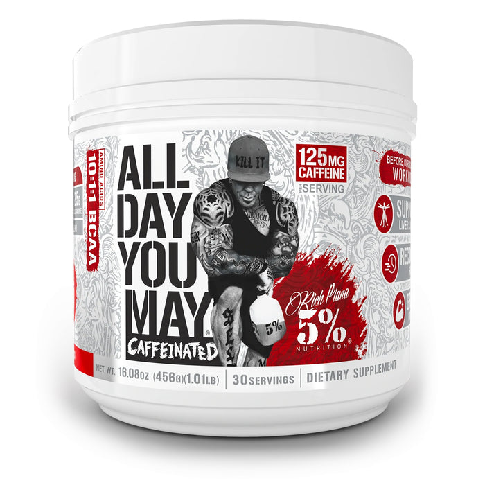 5% All day you may BCAA Caffeinated