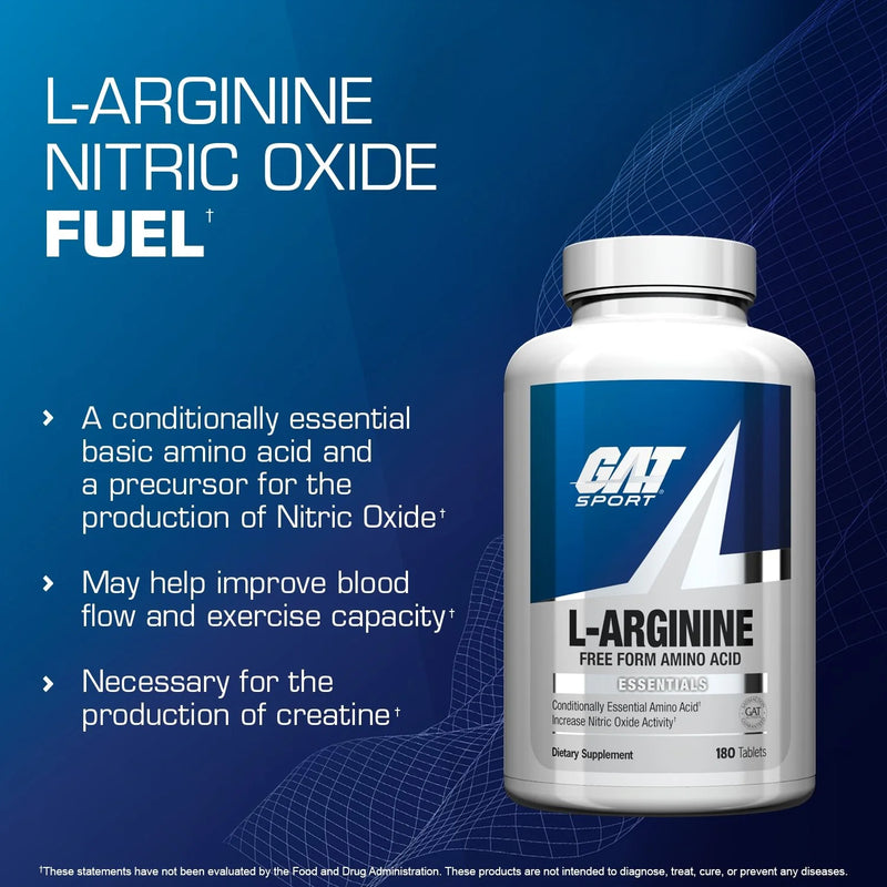 GAT L-Arginine 180 Caps