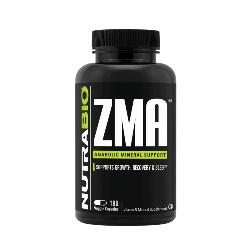 NutraBio ZMA 180 Caps