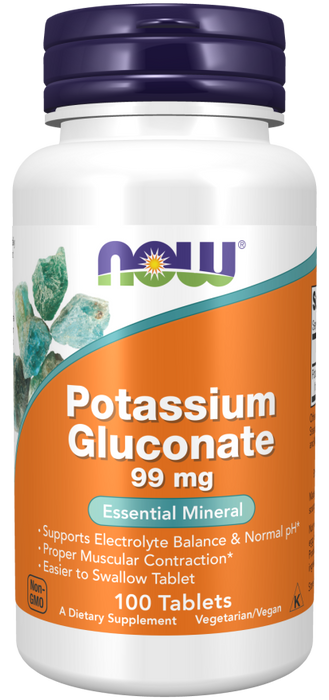 Now Foods Potassium Gluconate 99mg