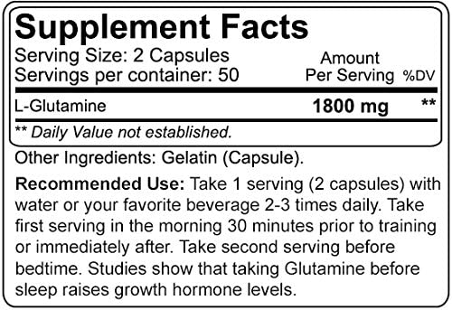 Nutrakey Glutamine 100 caps