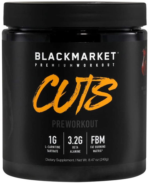 Blackmarket Cuts Pre Workout - Supplement Xpress Online