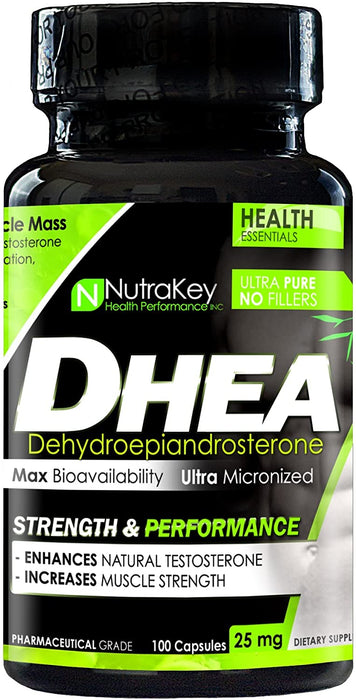 Nutrakey DHEA 25mg - Supplement Xpress Online