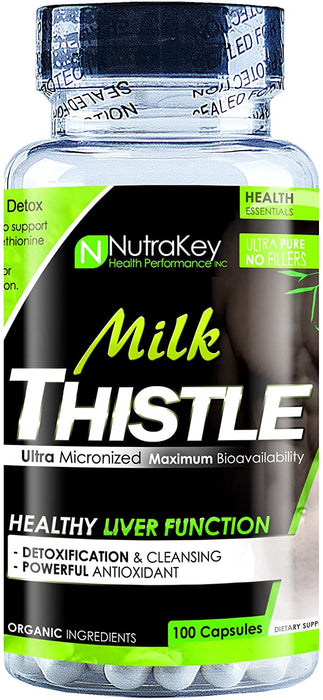 Nutrakey Milk Thistle 100 Cap - Supplement Xpress Online