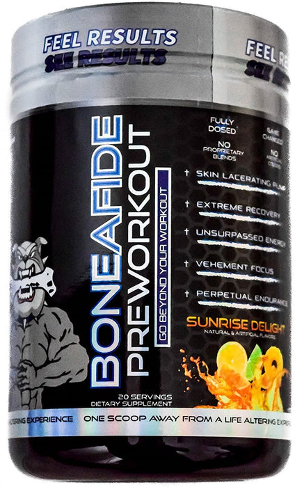 Boneafide Pre-Workout - Supplement Xpress Online