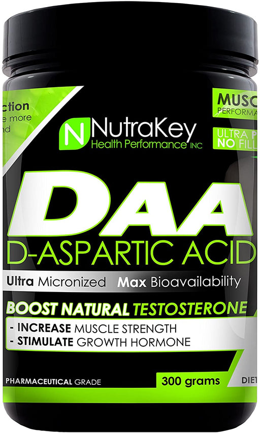 Nutrakey D-Aspartic Acid 300mg - Supplement Xpress Online