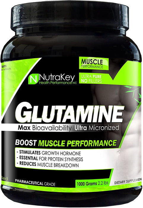 Nutrakey Glutamine 1000g - Supplement Xpress Online