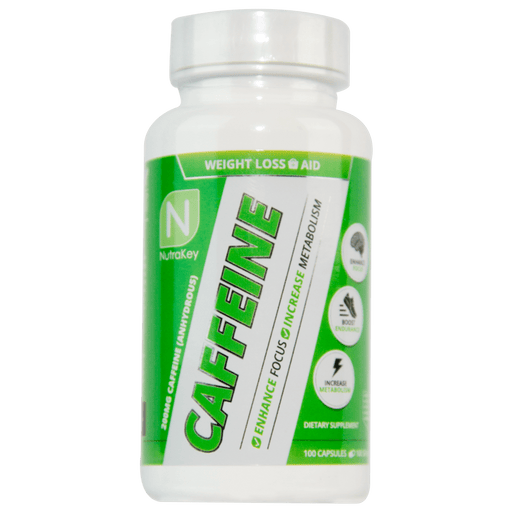 Nutrakey Caffeine 100 caps - Supplement Xpress Online