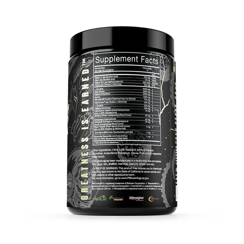 Nutrifitt Carnage High Stim Pre Workout - Supplement Xpress Online