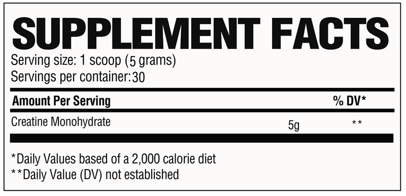 Raw Nutrition Creatine Monohydrate Online