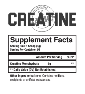 Axe & Sledge Basics Creatine Online