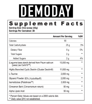 Axe & Sledge Demo Day Carbohydrate Powder 30sv - Supplement Xpress Online