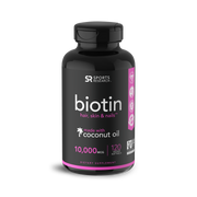Sports Research Biotin 10,000 120 Caps - Supplement Xpress Online