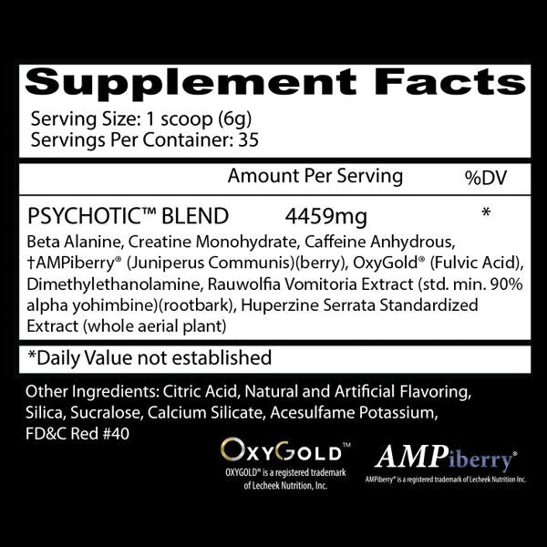 Insane Labz Psychotic - Supplement Xpress Online