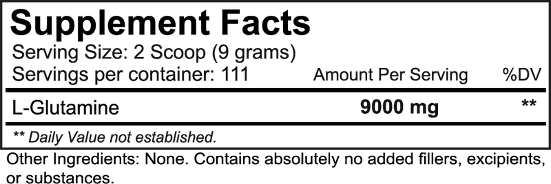 Nutrakey Glutamine 1000g - Supplement Xpress Online