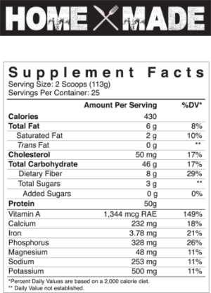 Axe & Sledge Home Made Whole Foods Meal Replacement - Supplement Xpress Online