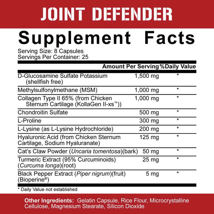 5% Joint Defender Maximum Support