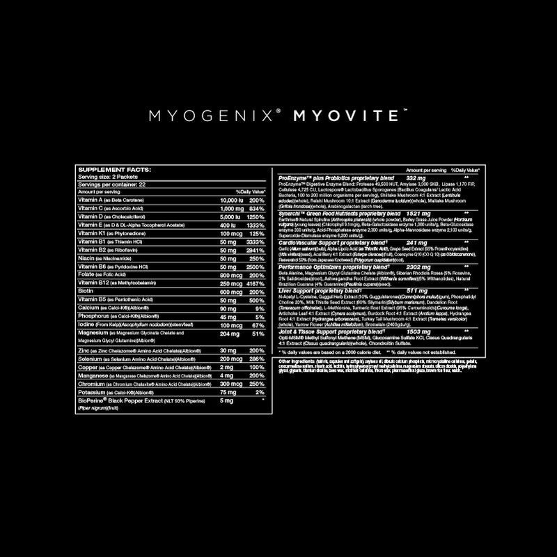 Myogenix Myovite 44pk - Supplement Xpress Online