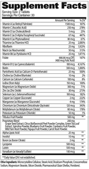 GAT Mens Multi+Test Vitamin 60 Tablets - Supplement Xpress Online
