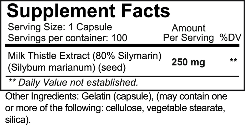 Nutrakey Milk Thistle 100 Cap - Supplement Xpress Online