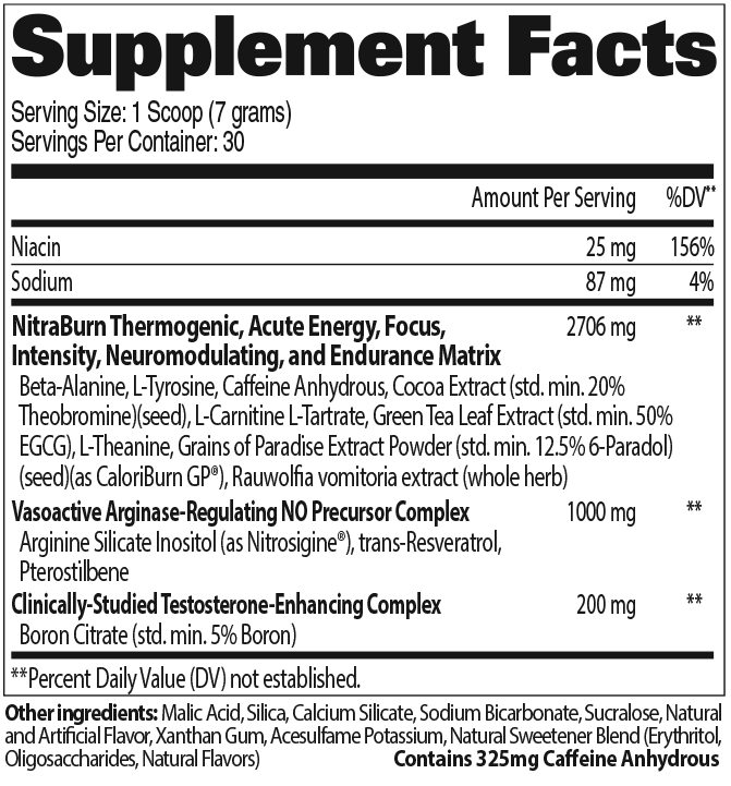 GAT Nitraflex Burn 30sv - Supplement Xpress Online