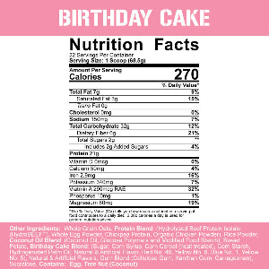 5% Real Carbs + Protein Supplement