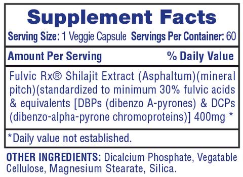 Hi-Tech Pharmaceuticals Shilajit Extract 60ct - Supplement Xpress Online
