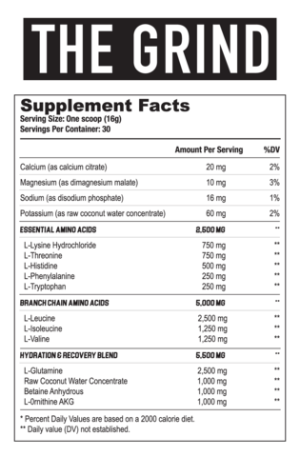 Axe & Sledge The Grind EAA'S BCAA'S & Hydration - Supplement Xpress Online