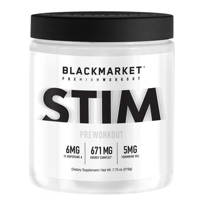 BlackMarket STIM Pre Workout - Supplement Xpress Online