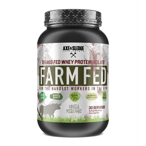 Axe & Sledge Farm Fed Grass Fed Whey Protein Isolate - Supplement Xpress Online