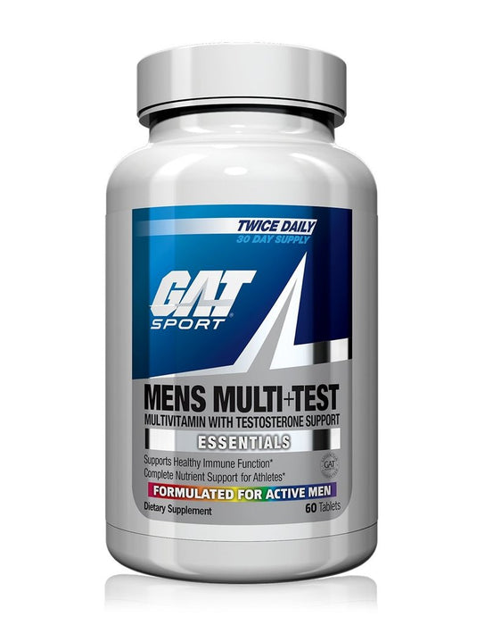 GAT Mens Multi+Test Vitamin 60 Tablets - Supplement Xpress Online