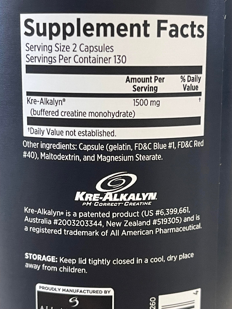 EFX Kre-Alkalyn 260 Caps Online